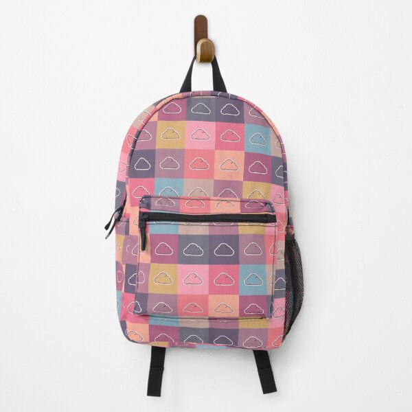 Item preview, Pink patchwork with clouds designed and sold by uunaa.
