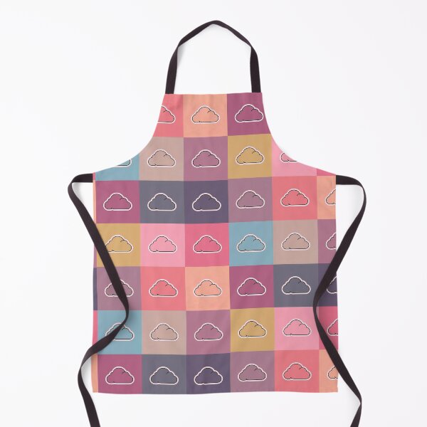 Item preview, Pink patchwork with clouds designed and sold by uunaa.