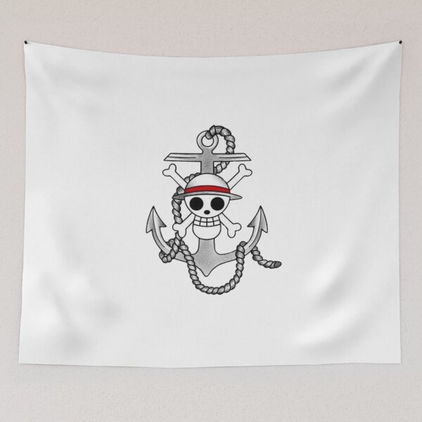 Item preview, The Strawhat Anchor - Heavy Iron Maritime Crest designed and sold by Mrdonut-ARt.