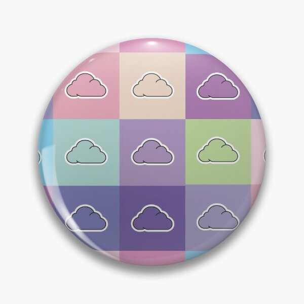 Item preview, Colorful patchwork with clouds designed and sold by uunaa.