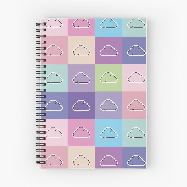 Item preview, Colorful patchwork with clouds designed and sold by uunaa.