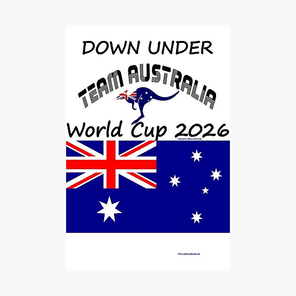 Item preview, Australia Fan T‑Shirt world Soccer Cup 2026 outfit designed and sold by cabevo.
