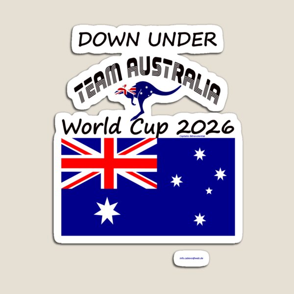 Item preview, Australia Fan T‑Shirt world Soccer Cup 2026 outfit designed and sold by cabevo.