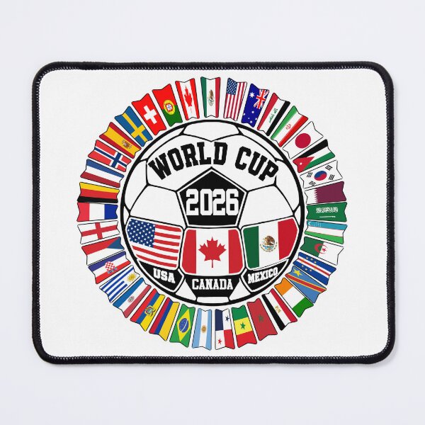 Item preview, World Soccer Tournament 2026 USA Canada Mexico Football Fan Pride designed and sold by FreshVibe Prints.