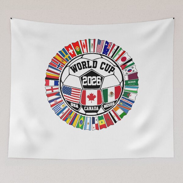 Item preview, World Soccer Tournament 2026 USA Canada Mexico Football Fan Pride designed and sold by FreshVibe Prints.