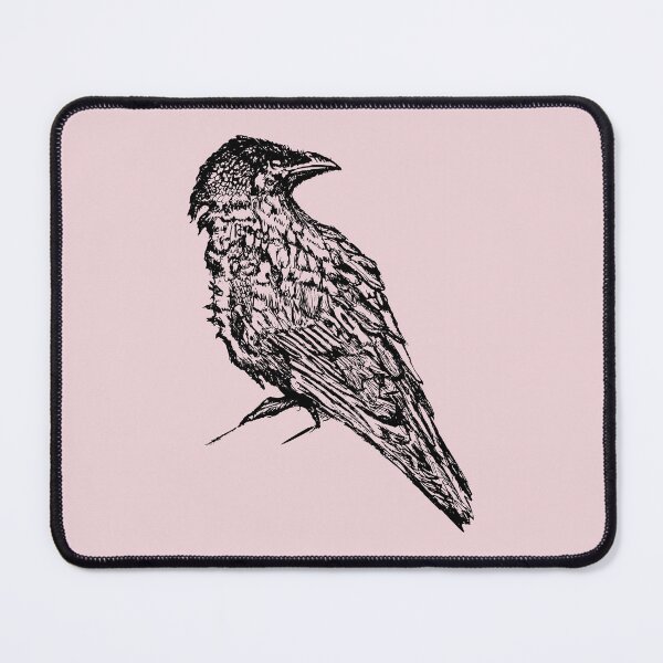 Item preview, Crow - (#EED4D9) designed and sold by The Stippler Process.