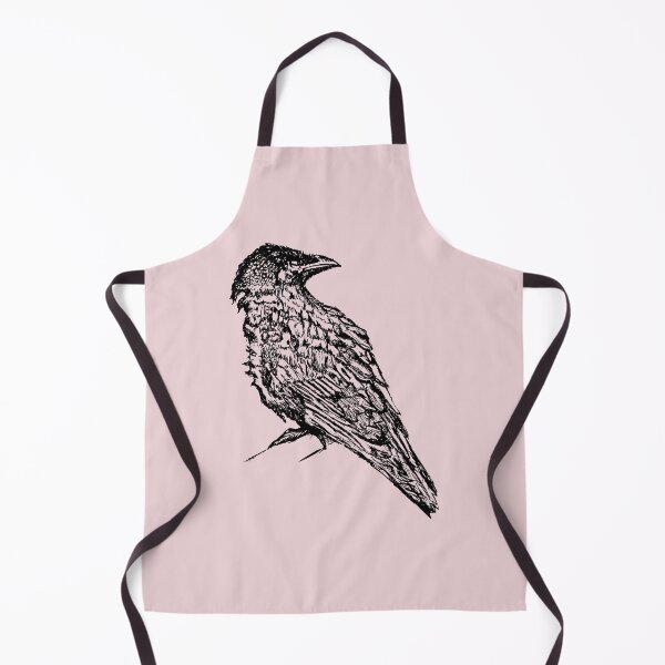 Item preview, Crow - (#EED4D9) designed and sold by The Stippler Process.