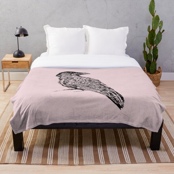 Item preview, Crow - (#EED4D9) designed and sold by The Stippler Process.
