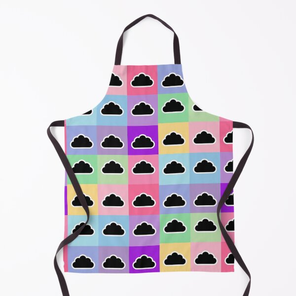 Item preview, Colorful patchwork with black clouds designed and sold by uunaa.