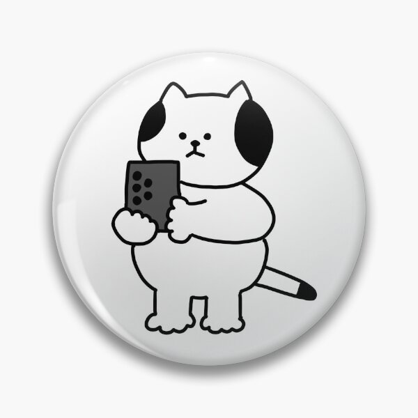 Item preview, a Cat with smartphone designed and sold by superbaechoo.