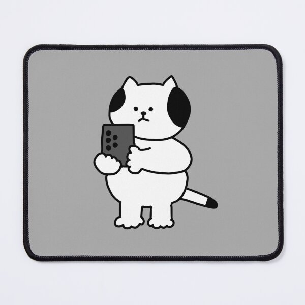 Item preview, a Cat with smartphone designed and sold by superbaechoo.