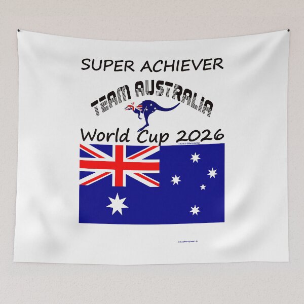 Item preview, Australia Fan T‑Shirt world Soccer Cup 2026 outfit designed and sold by cabevo.