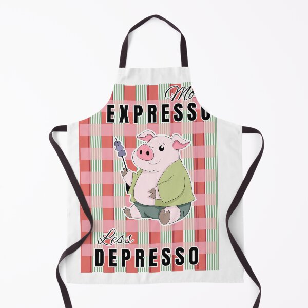 Item preview, Funny Pig Coffee Pun designed and sold by SoftAuraStudi0.