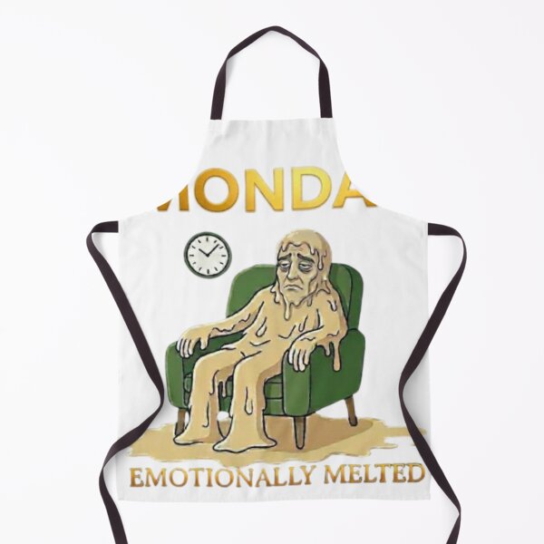 Item preview, Monday Emotionally Melted Tired Person Illustration designed and sold by Northern Glow Art.