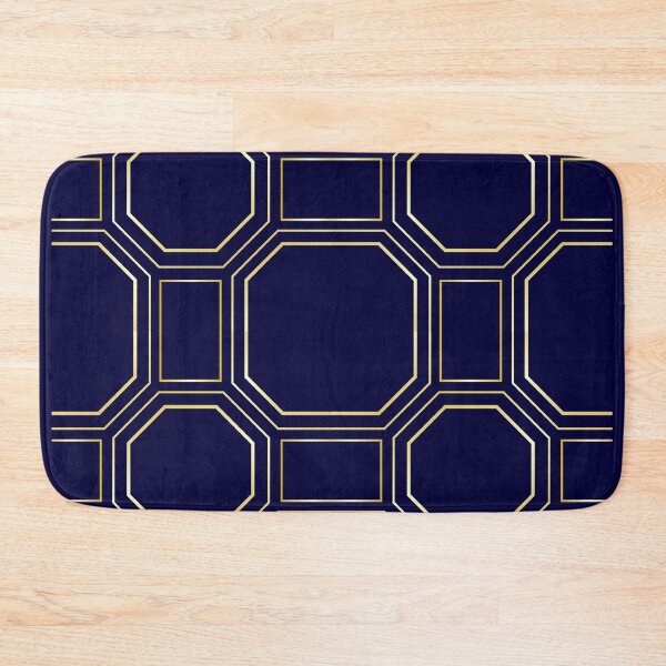 Item preview, Modern luxury gold octagon geometric seamless pattern designed and sold by Longsilp.