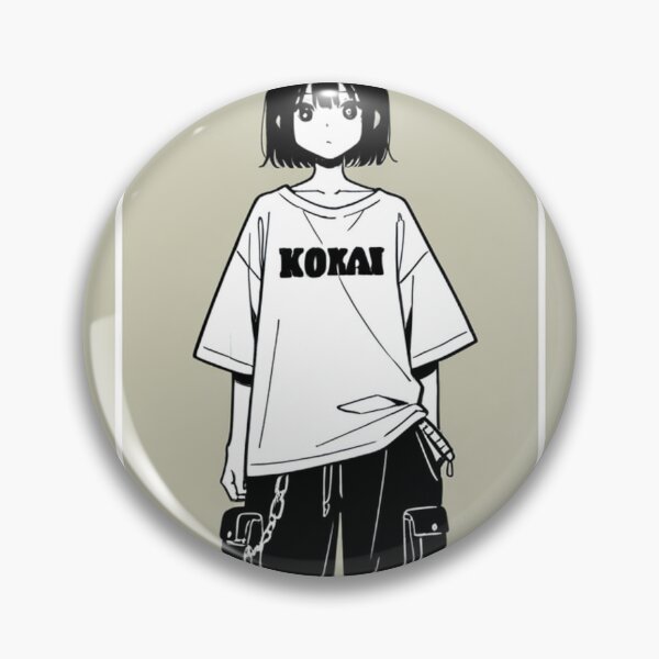 Item preview, Fashion - Man in Black Top Cargo Pants Chain Wallet Streetwear Anime Variant 3 designed and sold by AnimeShin.