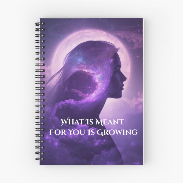 Item preview, What Is Meant for You Is Growing | Manifestation & Trust Affirmation Art designed and sold by MysticPurpleHue.