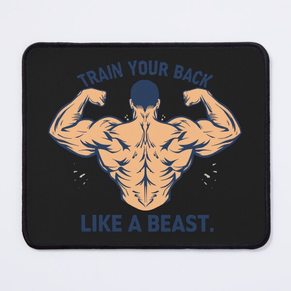 Item preview, Train Your Back Like a Beast – Anatomical Absurd Gym Monster Design designed and sold by Sparkofart07.