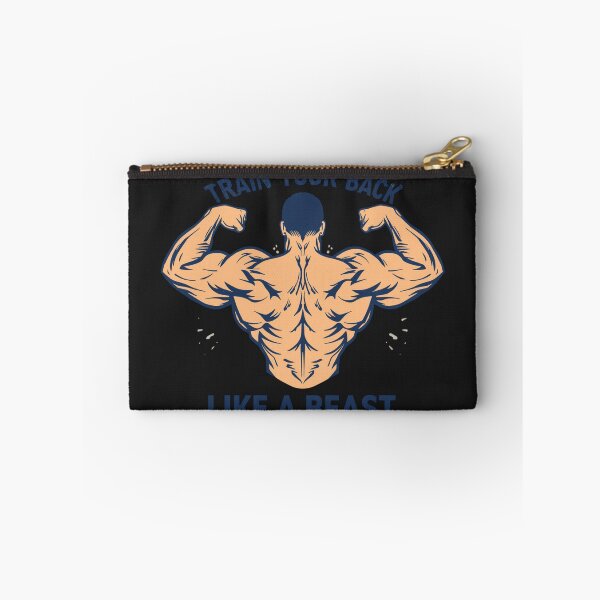 Item preview, Train Your Back Like a Beast – Anatomical Absurd Gym Monster Design designed and sold by Sparkofart07.