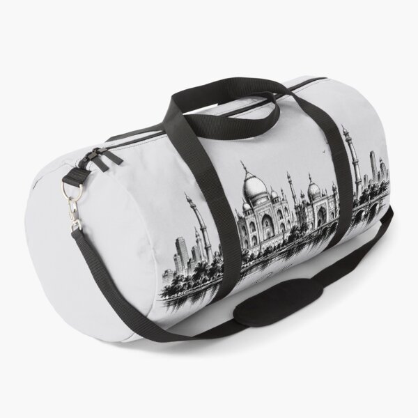 Item preview, Delhi India Vintage Skyline Architecture Art by Vintry off. designed and sold by VintryOff.