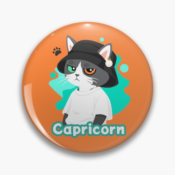 Item preview, Capricorn Grumpy Cat designed and sold by Kau_eunoia_arte.