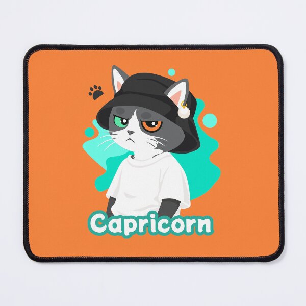 Item preview, Capricorn Grumpy Cat designed and sold by Kau_eunoia_arte.