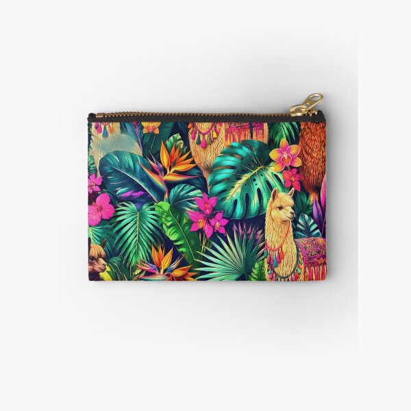 Item preview, Llama Jungle Dreams Seamless Surface Pattern designed and sold by taiche.