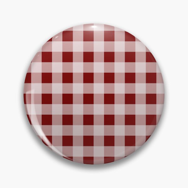Item preview, deep red and transparent white gingham designed and sold by Made by Badgal.