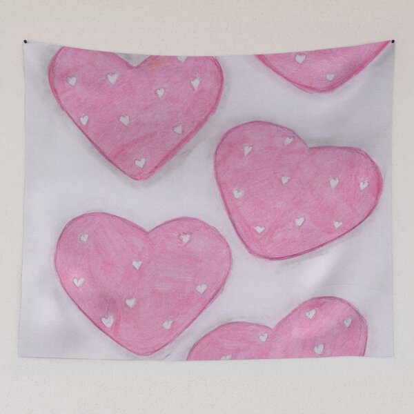 Item preview, Pink heart cookies designed and sold by Artbysarah23.