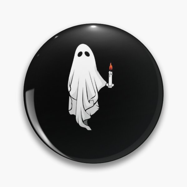 Item preview, Cute Sheet Ghost Holding Candle Illustration - Spooky Autumn Aesthetic designed and sold by UrbanCanvas 111.