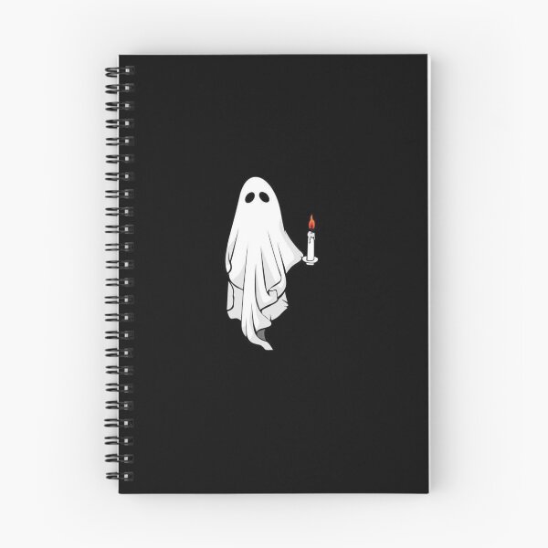 Item preview, Cute Sheet Ghost Holding Candle Illustration - Spooky Autumn Aesthetic designed and sold by UrbanCanvas 111.