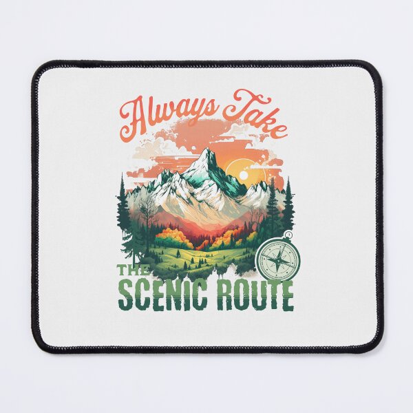 Item preview, Always Take the Scenic Route – Mountain Adventure designed and sold by AngryToro.