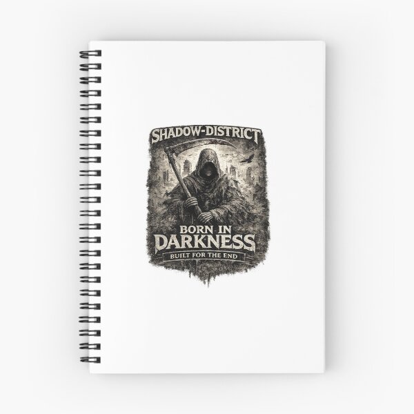 Item preview, Born In Darkness – Built For The End | Dark Gothic Streetwear designed and sold by Shadow-District.