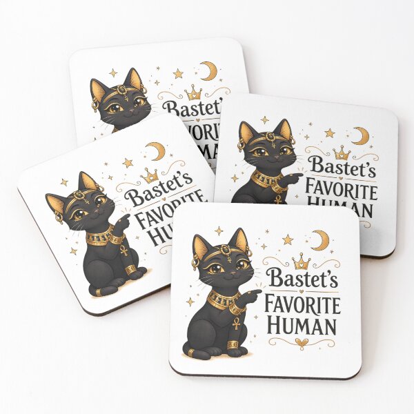 Item preview, Bastet's Favorite Human – Cute Egyptian Cat Godd-ess Design designed and sold by MotylekAnia.