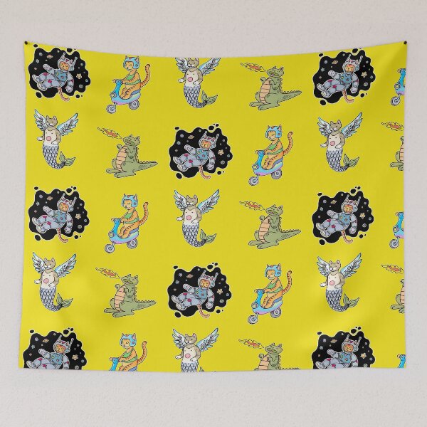 Item preview, Cat Cartoon set #1 designed and sold by SpaceCatVisions.