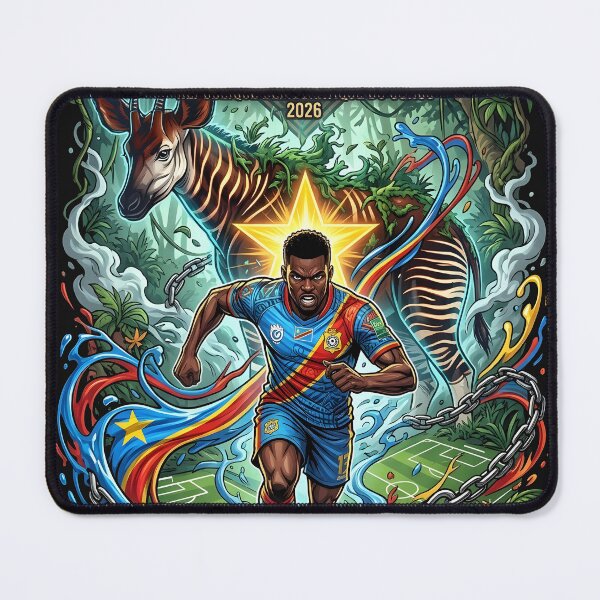 Item preview, Coeur DR Congo - World Cup 2026 designed and sold by VoidAnimeStudio.