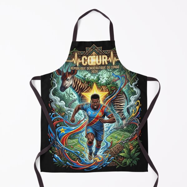Item preview, Coeur DR Congo - World Cup 2026 designed and sold by VoidAnimeStudio.