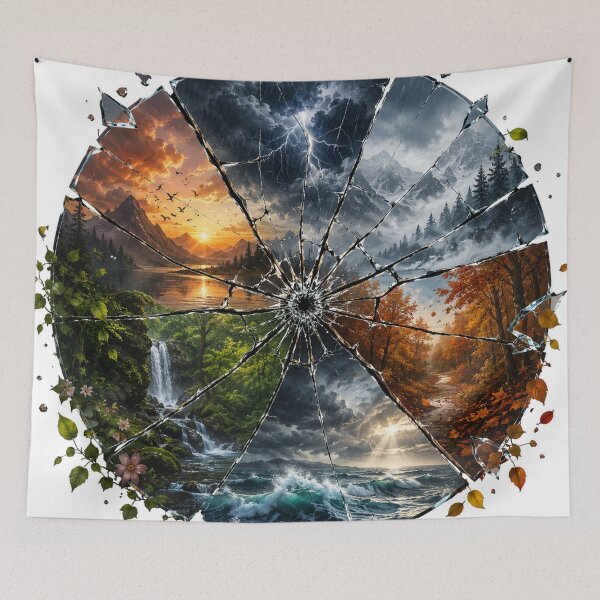 Item preview, Shattered Seasons | Nature Through Broken Reality designed and sold by Sticleg.