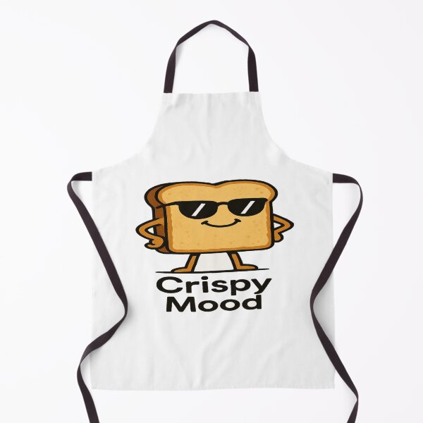 Item preview, Crispy Mood Toast Art – Funny Aesthetic Breakfast Cartoon Design for Food Lovers & Daily Vibes designed and sold by Bright Nest Studio.
