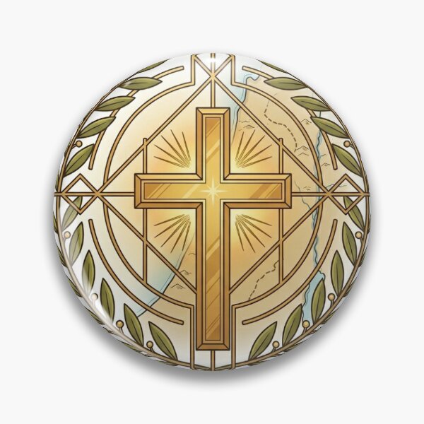 Item preview, Golden Cross - Sacred Geometry Christian Design designed and sold by WonderDokkan.