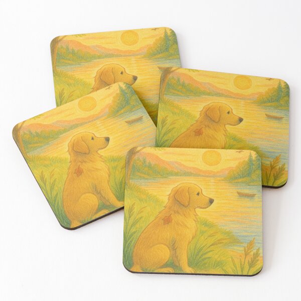 Item preview, Golden Sunset by the Lake designed and sold by Itjung-Room.