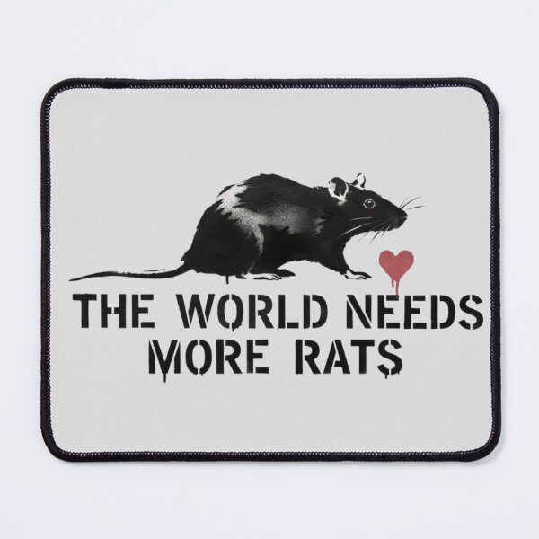 Item preview, BANKSY - THE WORLD NEEDS MORE RATS designed and sold by 123ks.