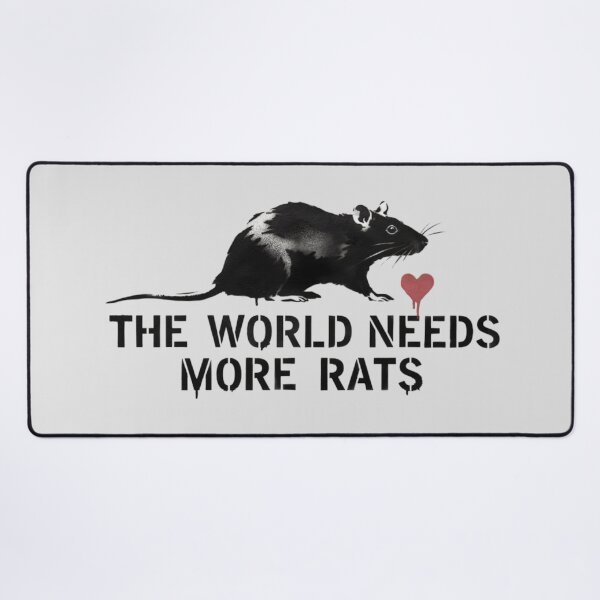 Item preview, BANKSY - THE WORLD NEEDS MORE RATS designed and sold by 123ks.