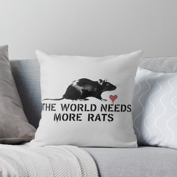 Item preview, BANKSY - THE WORLD NEEDS MORE RATS designed and sold by 123ks.