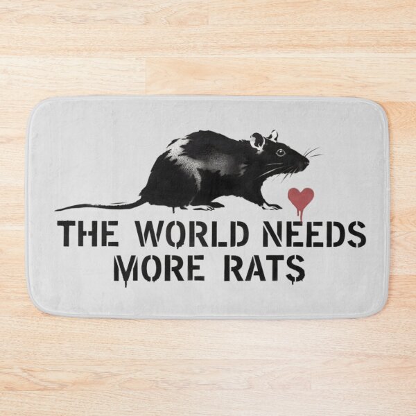 Item preview, BANKSY - THE WORLD NEEDS MORE RATS designed and sold by 123ks.