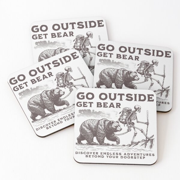 Item preview, Go Outside – Get Bear Adventure designed and sold by AngryToro.