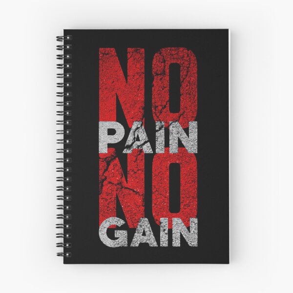 Item preview, No Pain No Gain Gym Motivation - Distress Grunge Typography designed and sold by gokhanuzen.