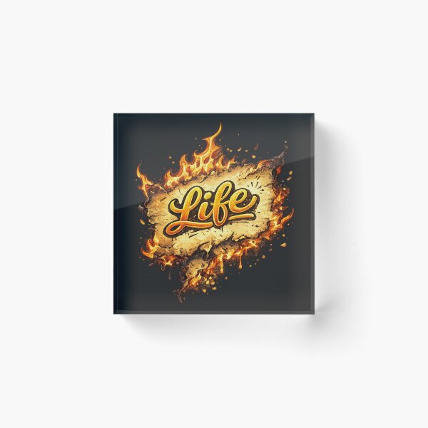 Item preview, Life is burning designed and sold by DesignPrePress.