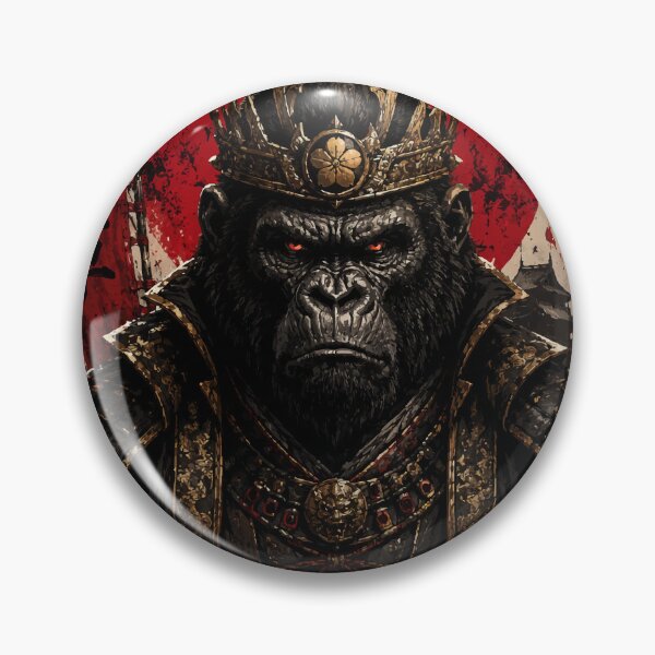 Item preview, Majestic Gorilla Shogun Samurai King designed and sold by Besir26.