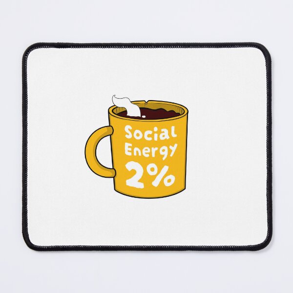 Item preview, Social Energy 2% – Introvert Mood Coffee Mug designed and sold by ben.comictell.